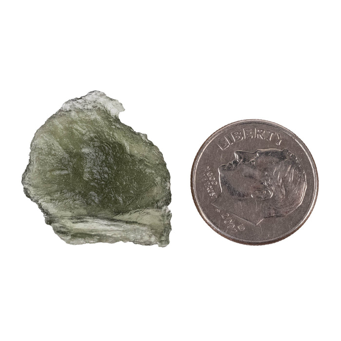 Moldavite 2.15 g 22x20x4mm - InnerVision Crystals