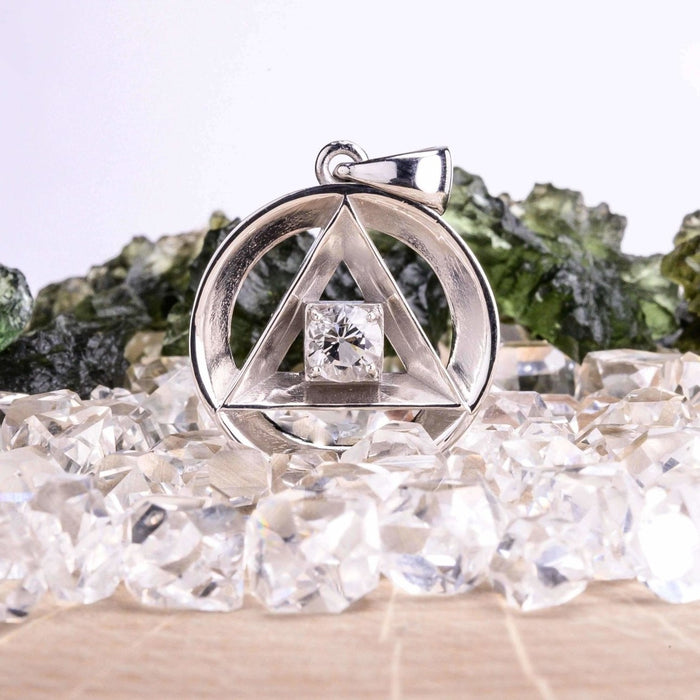 Alchemy Pendant | Herkimer Diamond Gemstone