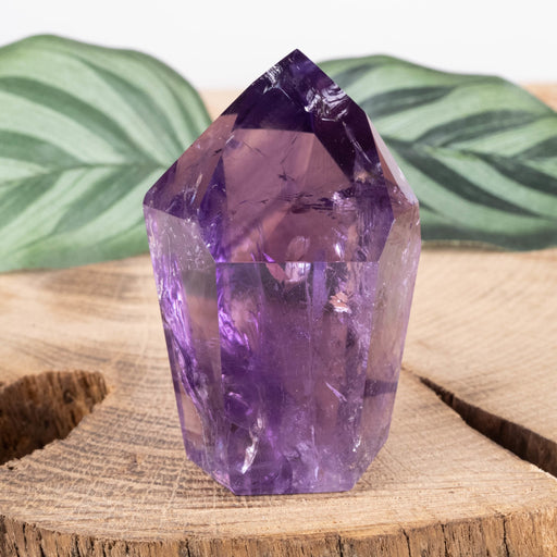 Amethyst Polished Point 74 g 55x35mm - InnerVision Crystals