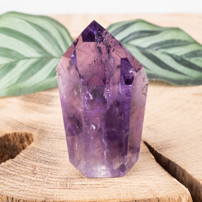 Amethyst Polished Point 76 g 57x34mm - InnerVision Crystals