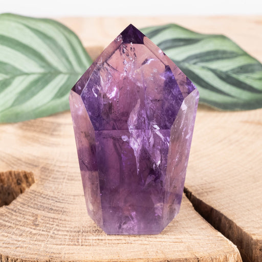 Amethyst Polished Point 76 g 57x34mm - InnerVision Crystals