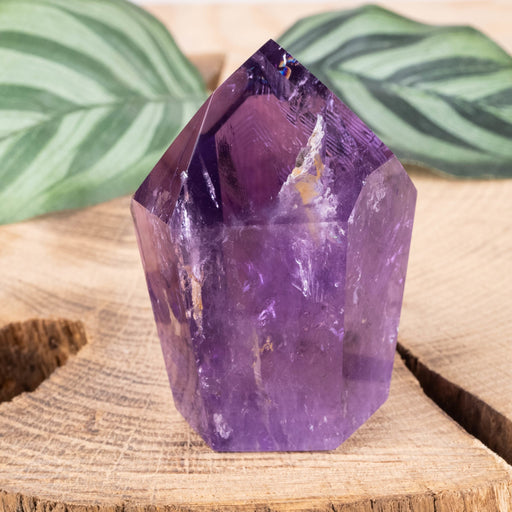 Amethyst Polished Point 85 g 54x39mm - InnerVision Crystals
