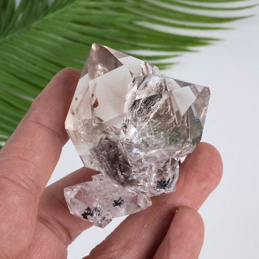 Herkimer Diamond Quartz Crystal 104 g 58x48x41mm Cluster - InnerVision Crystals