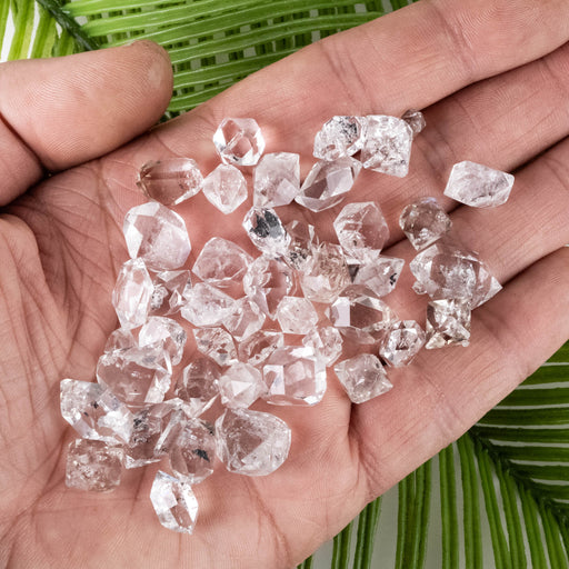 Herkimer Diamond Quartz Crystals 7mm -18mm 50 Grams A & B Grade WHOLESALE LOT - InnerVision Crystals