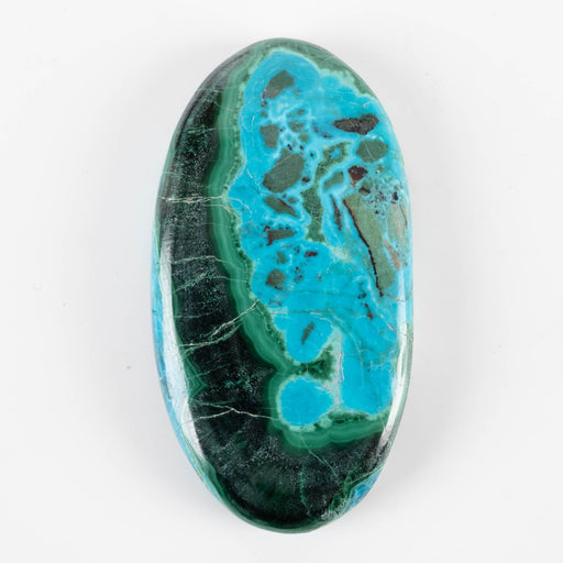 Malachite & Chryscocolla Cabachon 57.15 ct 39x20mm - InnerVision Crystals