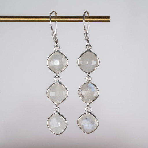 Moonstone Earrings 8mm - InnerVision Crystals
