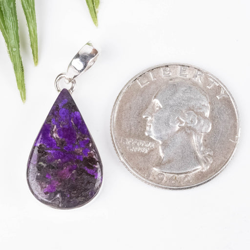 Sugilite Pendant 4.09 g 31x14mm - InnerVision Crystals