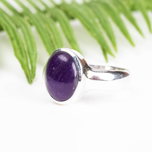 Sugilite Ring 10x8mm Size 7.5 - InnerVision Crystals