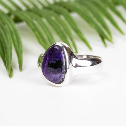 Sugilite Ring 11x7mm Size 5.5 - InnerVision Crystals