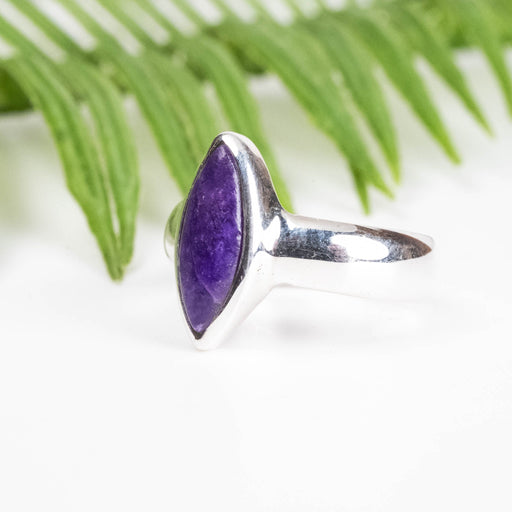 Sugilite Ring 13x6mm Size 6.5 - InnerVision Crystals