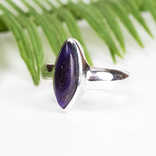 Sugilite Ring 14x6mm Size 7.5 - InnerVision Crystals