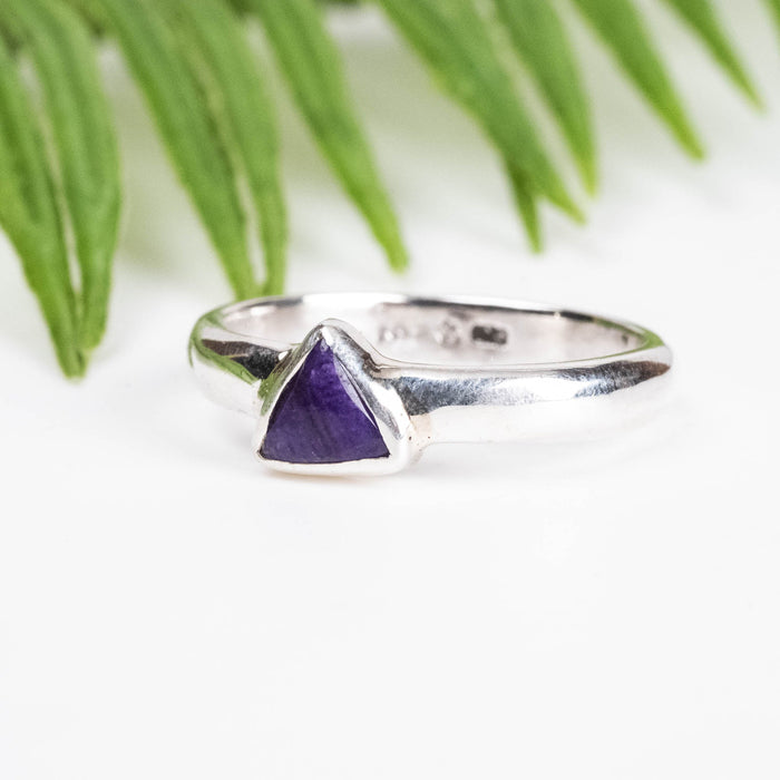 Sugilite Ring 5mm Size 6 - InnerVision Crystals