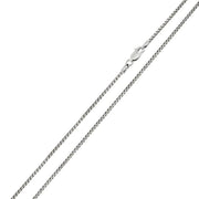 1.5mm Round Box Chain Sterling Silver .925 | Choose Size - InnerVision Crystals