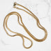 2.3mm 26" Franco Chain .925 Silver + 14K Plated - InnerVision Crystals