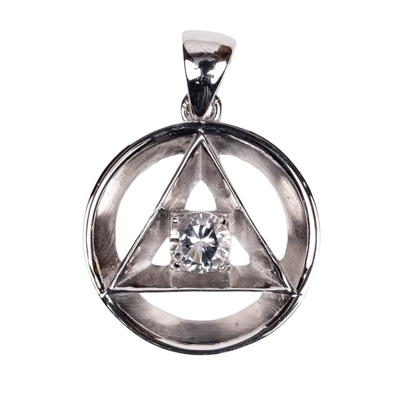 Alchemy Pendant | Herkimer Diamond Gemstone .925 Silver - InnerVision Crystals