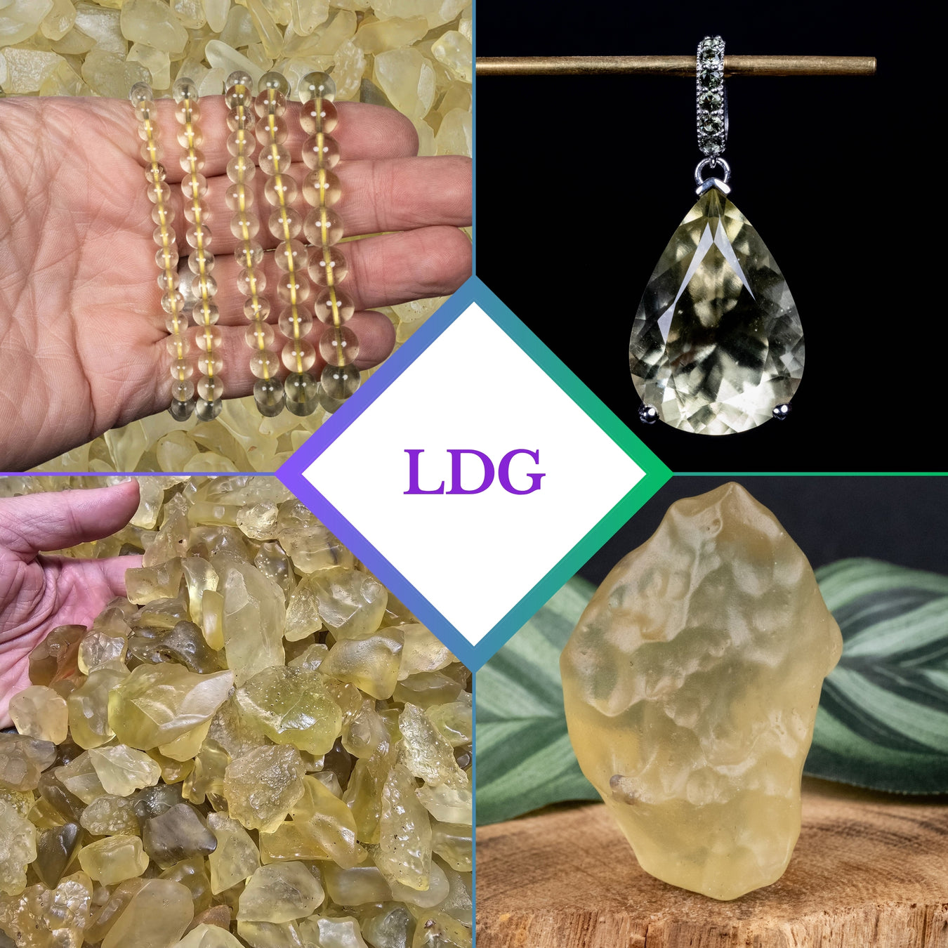 Libyan Desert Glass InnerVision Crystals
