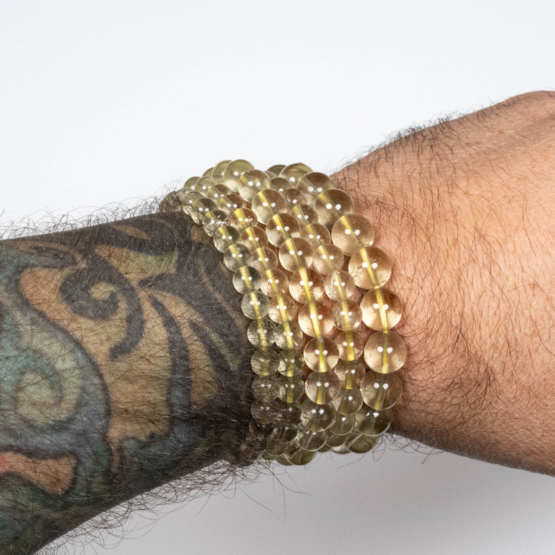 AAA Libyan Desert Glass Bead Bracelet | Choose Size - InnerVision Crystals