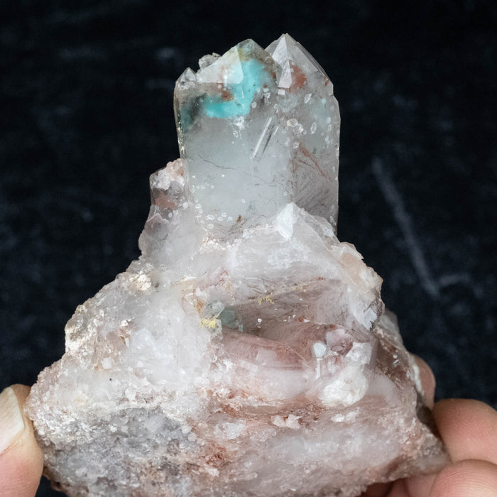 Ajoite in Quartz 202 g 108x62mm