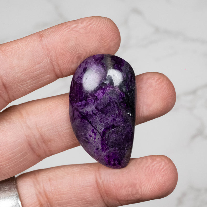 Sugilite Cabochon 12.22 g 41x24mm - InnerVision Crystals