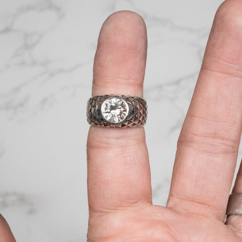Citrine Sunflower Ring 8mm Size 8 .925 - InnerVision Crystals