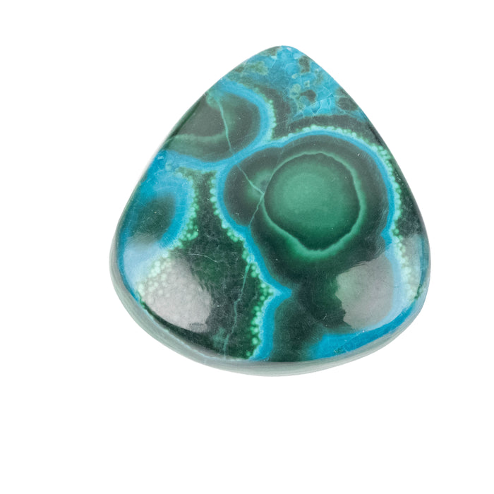 Chryscocolla + Malachite Cabochon 51.40 ct 29x27mm