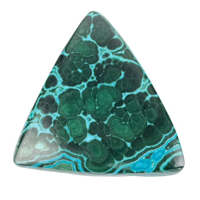 Chryscocolla + Malachite Cabochon 93.15 ct 44x40mm