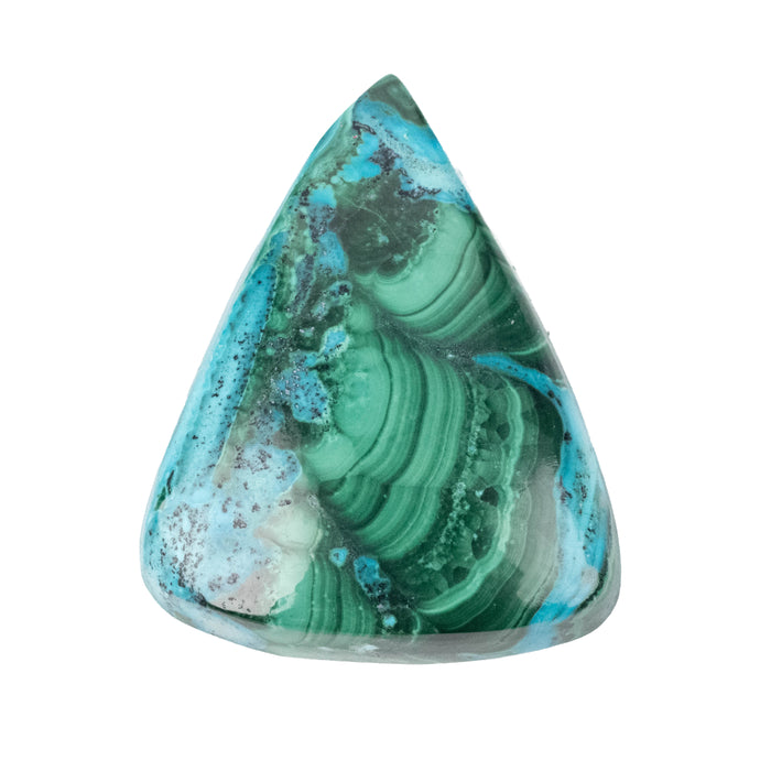 Chryscocolla + Malachite Cabochon 57.80 ct 33x26mm