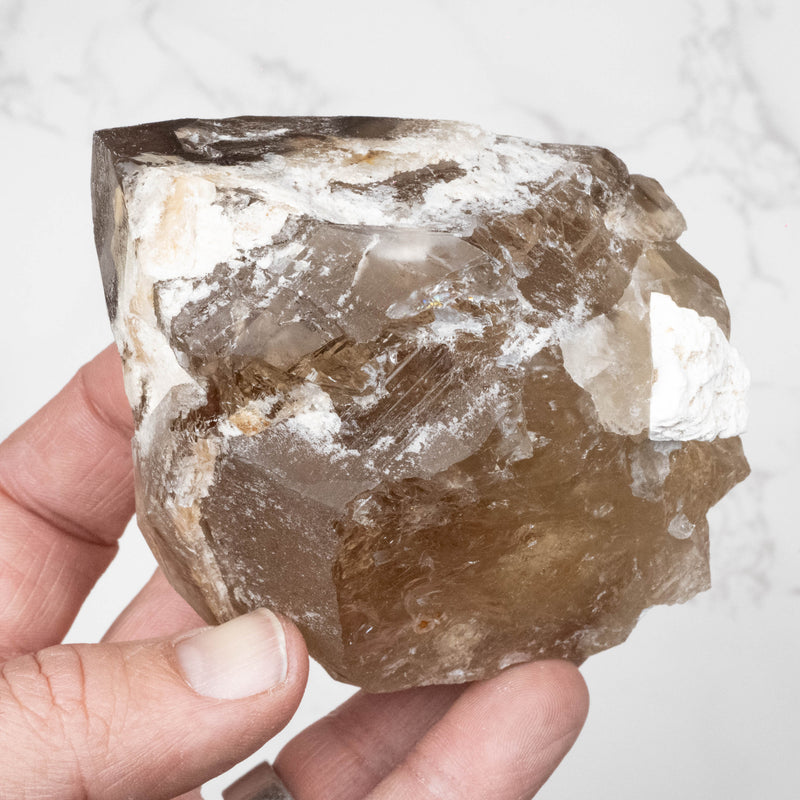 Smoky Citrine Crystal 413 g 101x77mm - InnerVision Crystals