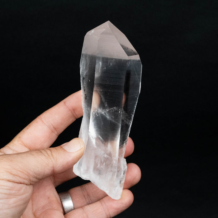 Lemurian Seed Quartz Crystal with Phantom 291 g 139x47mm
