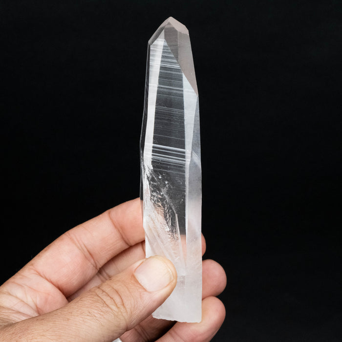 Lemurian Seed Quartz Crystal with Phantom 152 g 131x31mm