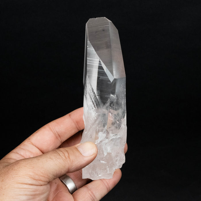 Lemurian Seed Quartz Crystal 313 g 143x39mm