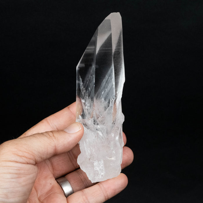 Lemurian Seed Quartz Crystal 313 g 143x39mm