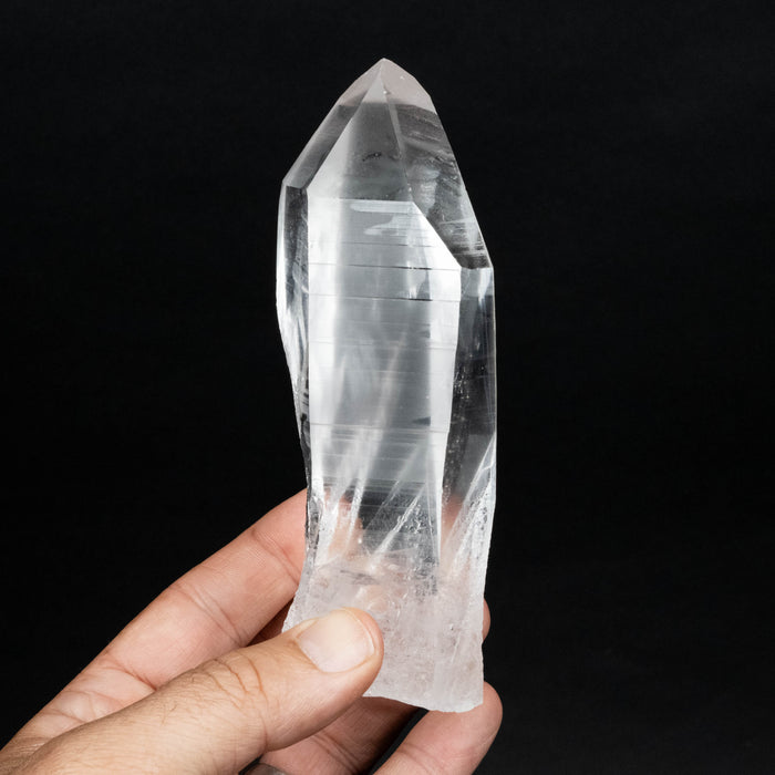 Lemurian Seed Quartz Crystal with Phantom 424 g 139x50mm