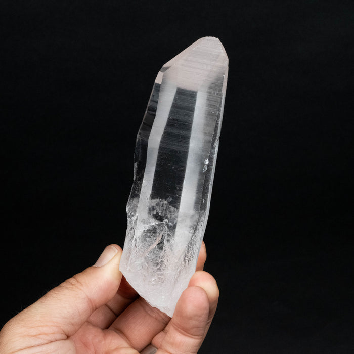Lemurian Seed Quartz Crystal 266 g 142x38mm