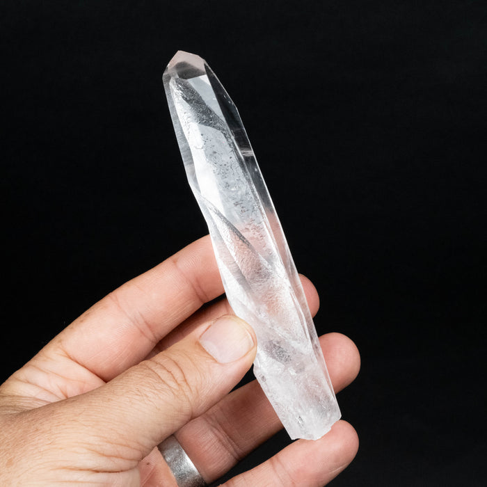 Lemurian Seed Quartz Crystal with Phantom 92 g 126x28mm