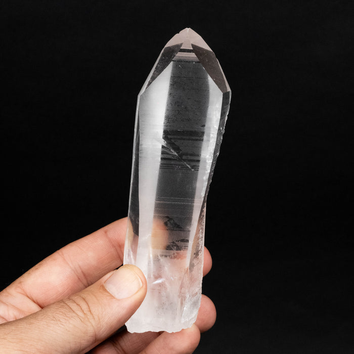 Lemurian Seed Quartz Crystal with Phantom 218 g 130x37mm