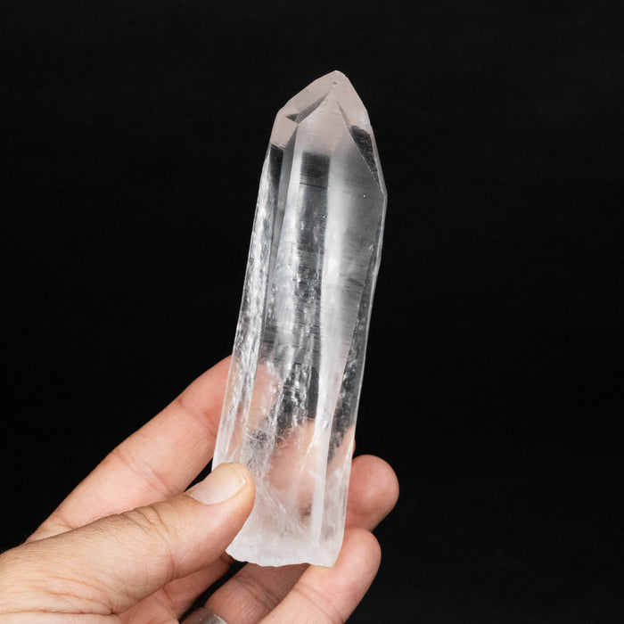 Lemurian Seed Quartz Crystal with Phantom 218 g 130x37mm