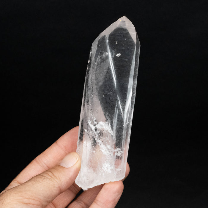Lemurian Seed Quartz Crystal 196 g 137x40mm