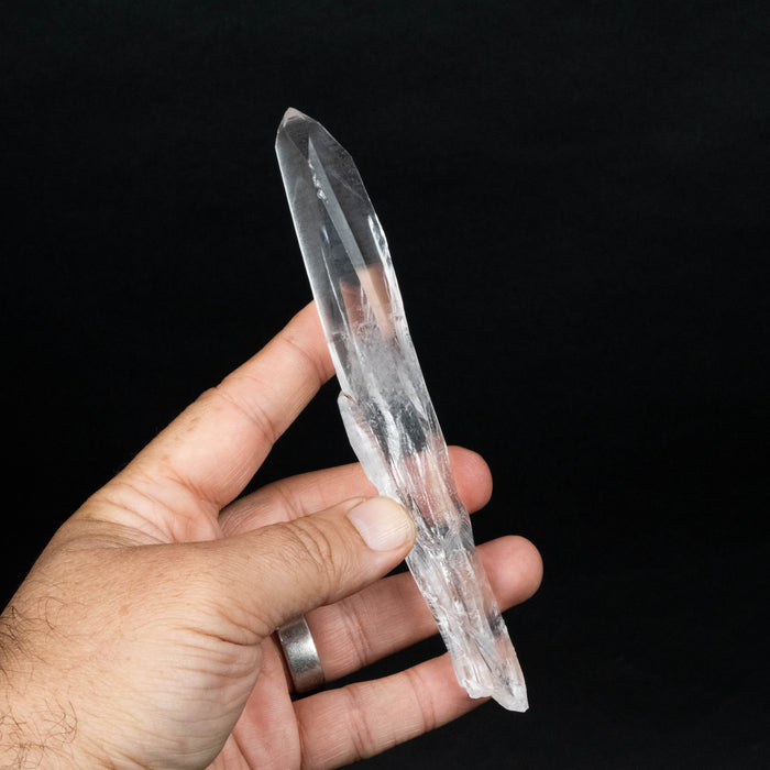 Lemurian Seed Quartz Crystal with Phantom 102 g 164x24mm