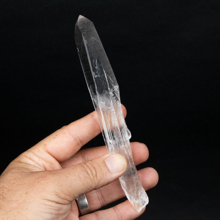 Lemurian Seed Quartz Crystal with Phantom 102 g 164x24mm