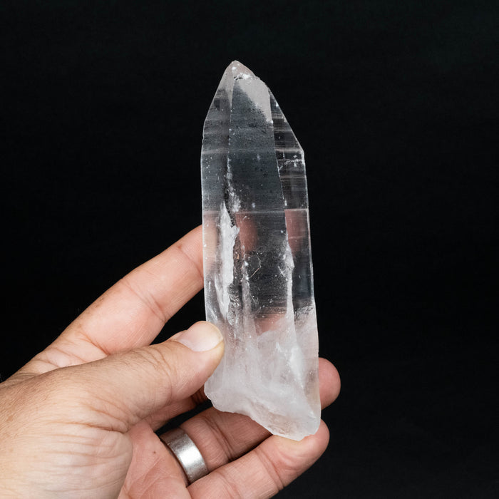 Lemurian Seed Quartz Crystal with Phantom 199 g 132x40mm