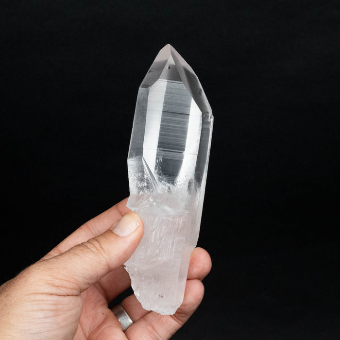 Lemurian Seed Quartz Crystal 384 g 148x50mm