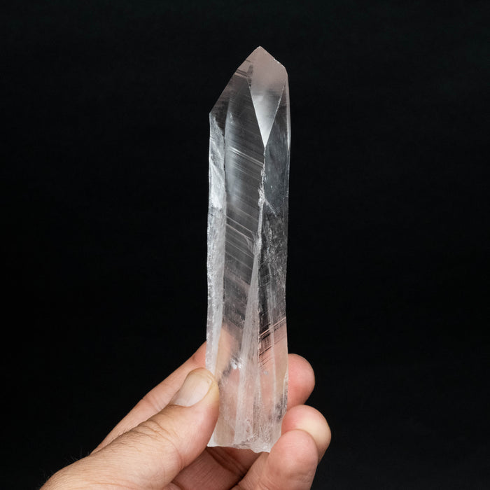 Lemurian Seed Quartz Crystal with Phantom 186 g 141x38mm