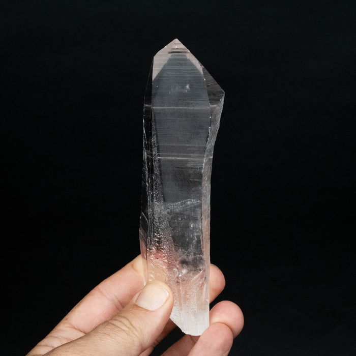 Lemurian Seed Quartz Crystal with Phantom 186 g 141x38mm