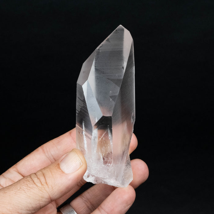 Lemurian Seed Quartz Crystal with Phantom 210 g 117x46mm