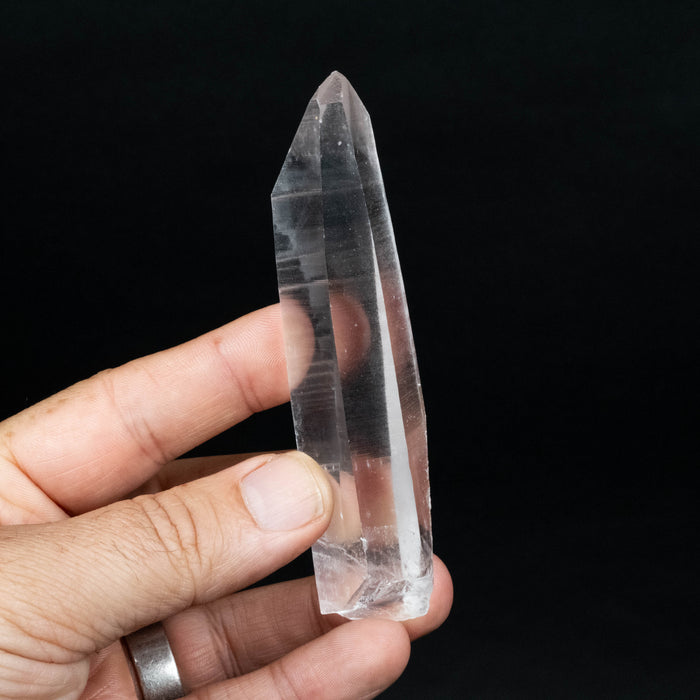 Lemurian Seed Quartz Crystal with Phantom 87 g 110x24mm