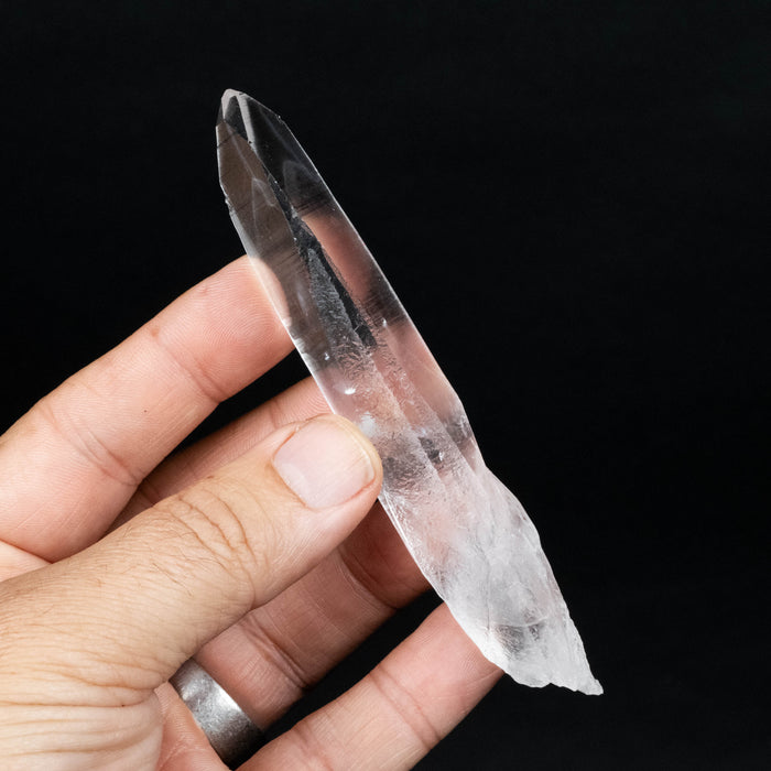 Lemurian Seed Quartz Crystal with Phantom 50 g 115x18mm
