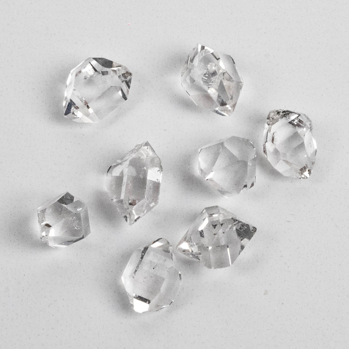 Herkimer Diamond Quartz Crystal 2.36 g 8-9mm A+/AA Lot