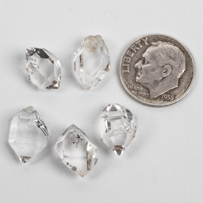 Herkimer Diamond Quartz Crystal 3.74 g 11-13mm A/A+ Lot