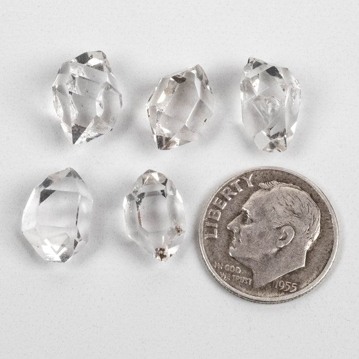 Herkimer Diamond Quartz Crystal 4.14 g 12-13mm A/A+ Lot